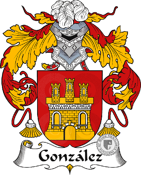 Coat of arms of family González