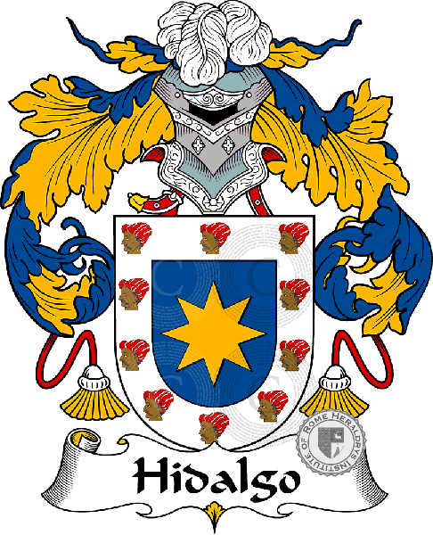 Coat of arms of family Hidalgo
