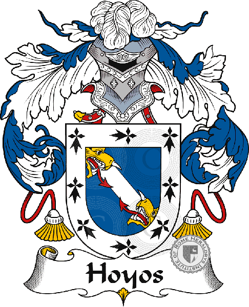 Coat of arms of family Hoyos
