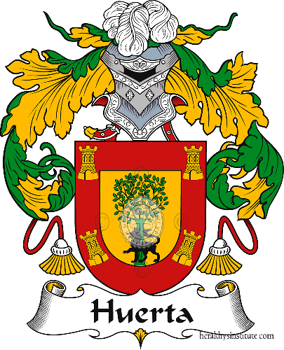 Coat of arms of family Huerta