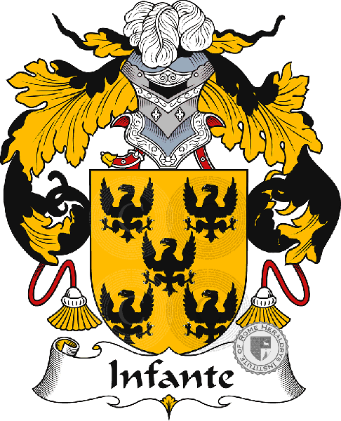Coat of arms of family Infante