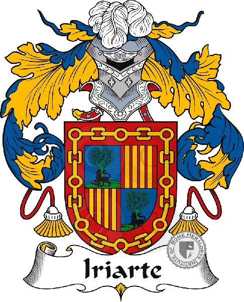 Coat of arms of family Iriarte