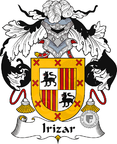 Coat of arms of family Irizar