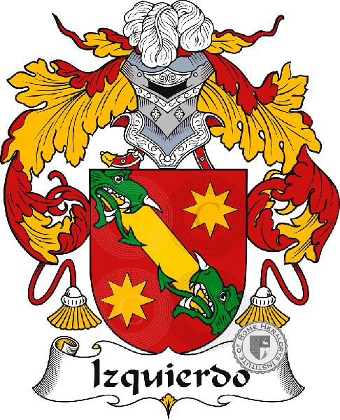 Coat of arms of family Izquierdo