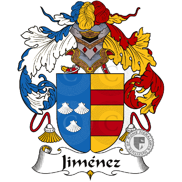 Brasão da família Jiménez, Ximénez, Jimenez