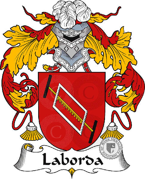 Coat of arms of family Laborda