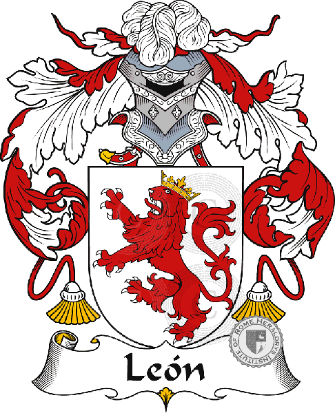 Coat of arms of family Leon