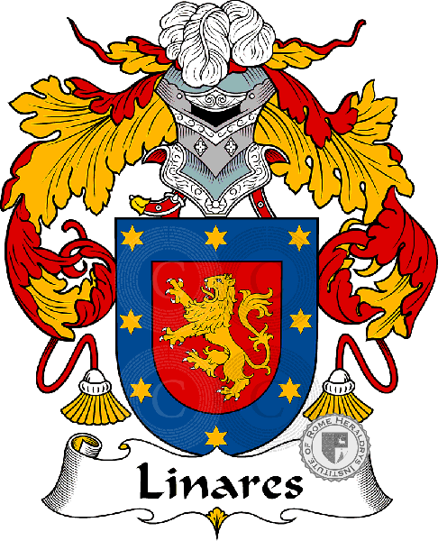Coat of arms of family Linares