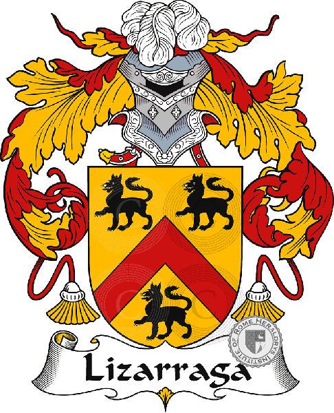 Coat of arms of family Lizárraga