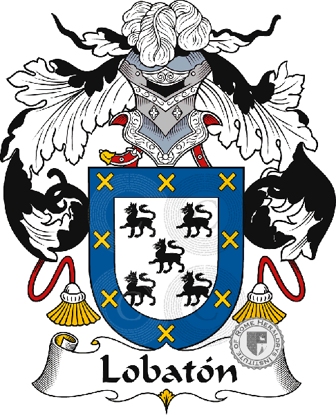 Coat of arms of family Lobatón