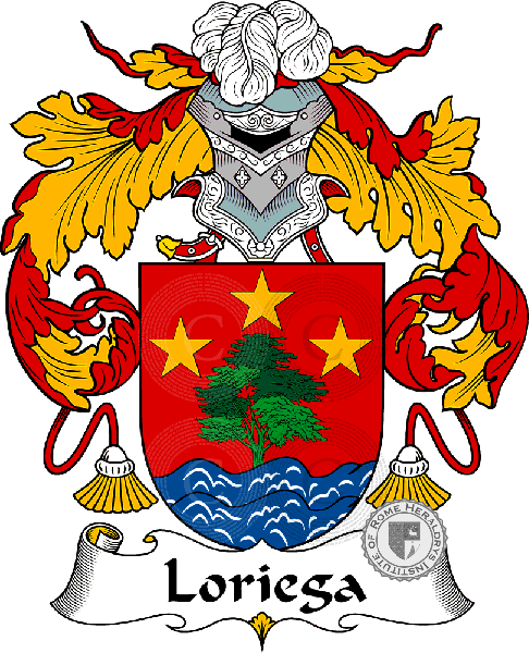 Coat of arms of family Loriega