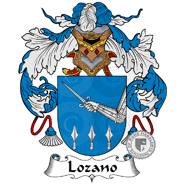Wappen der Familie Lozano