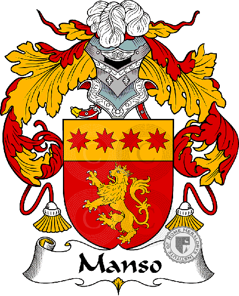 Coat of arms of family Manso