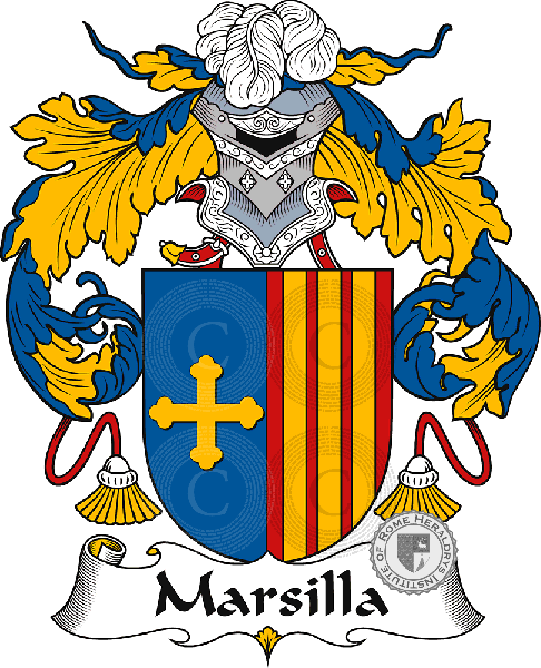 Coat of arms of family Marsilla
