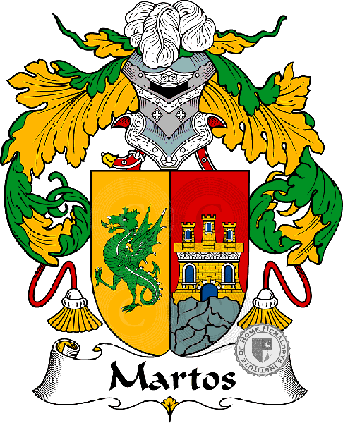Coat of arms of family Martos