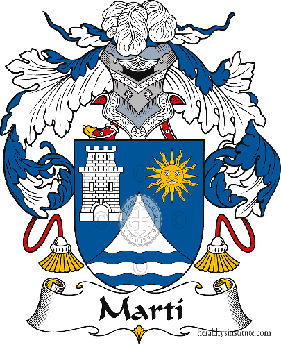 Coat of arms of family Martí