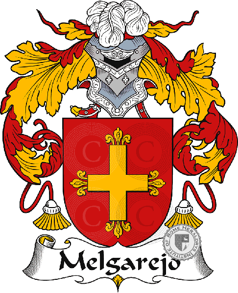 Coat of arms of family Melgarejo