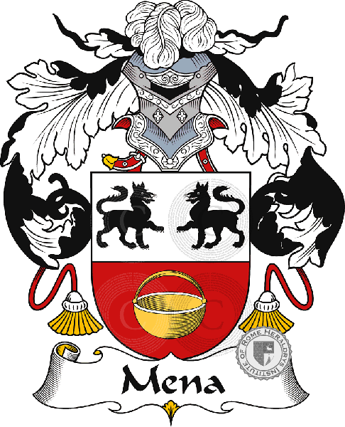 Coat of arms of family Meña