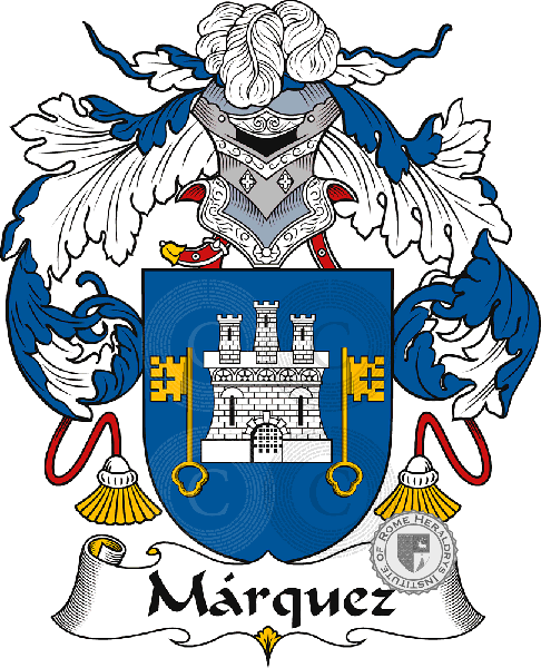 Coat of arms of family Marquez
