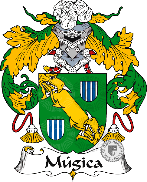 Coat of arms of family Mugica