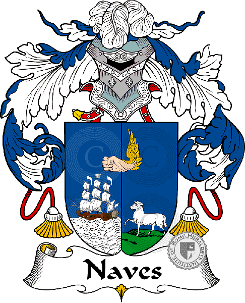 Coat of arms of family Naves