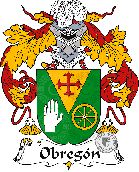 Coat of arms of family Obregón