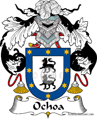 Coat of arms of family Ochoa
