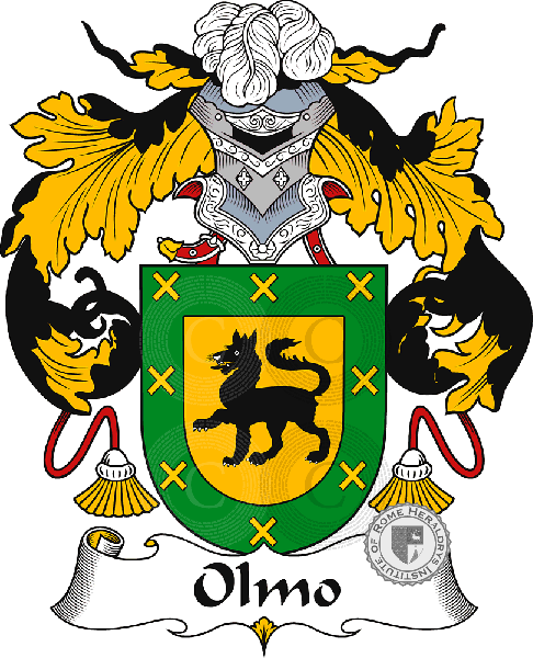 Coat of arms of family Olmo