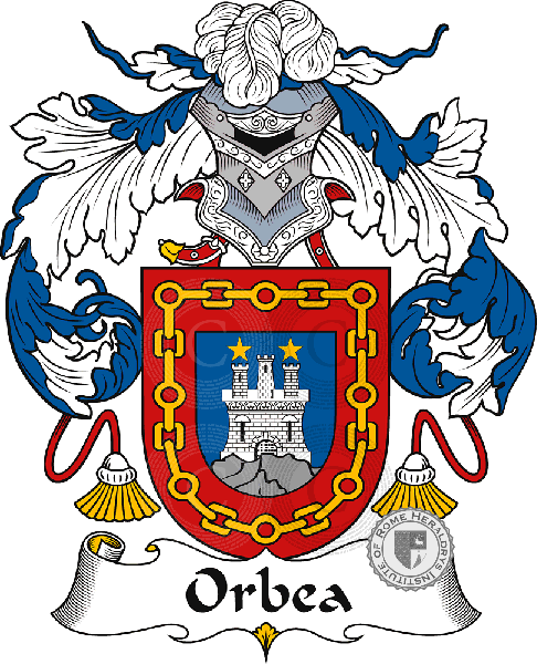 Coat of arms of family Orbea