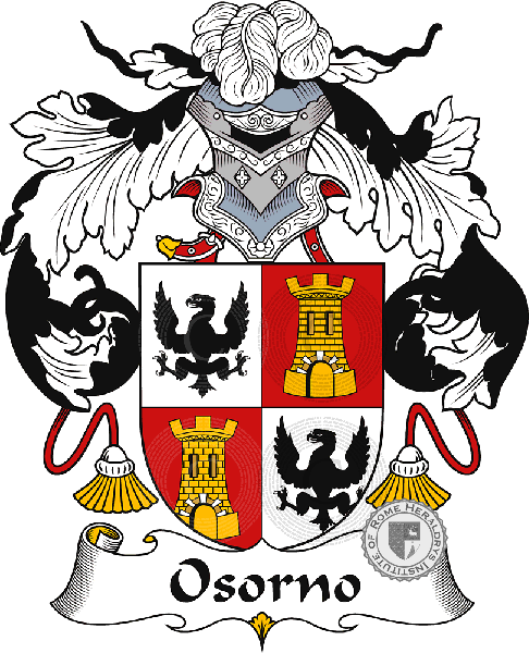 Wappen der Familie Osorno