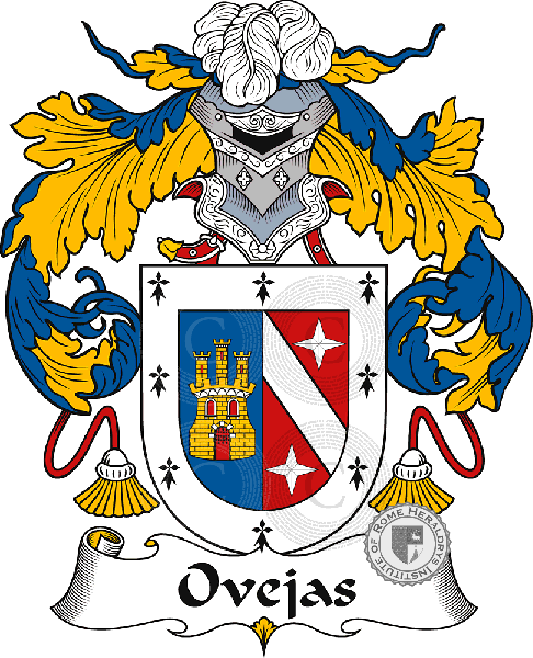 Coat of arms of family Ovejas