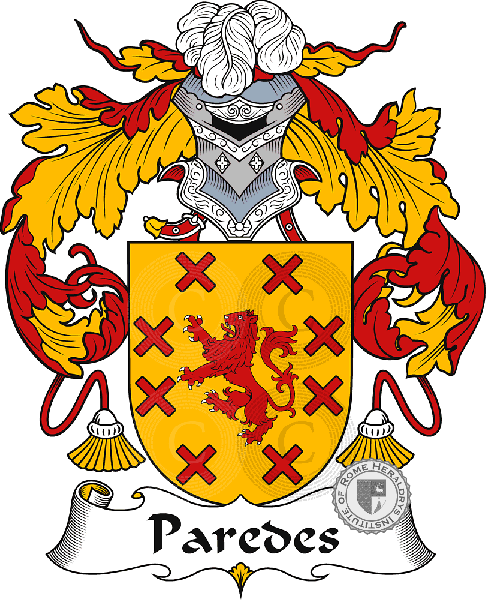 Wappen der Familie Paredes