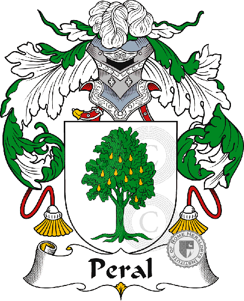 Coat of arms of family Peral