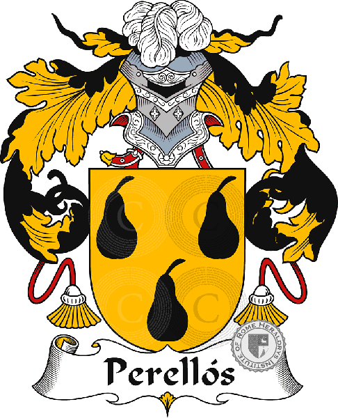 Coat of arms of family Perellos