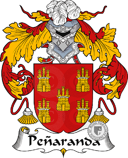 Coat of arms of family Penaranda