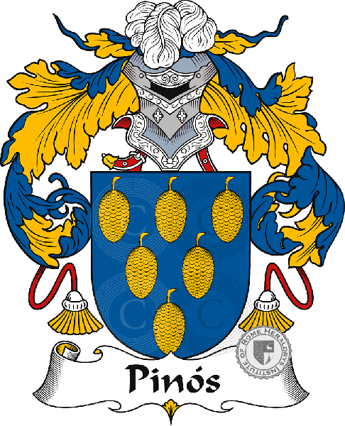Coat of arms of family Pinós