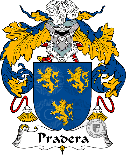 Wappen der Familie Pradera