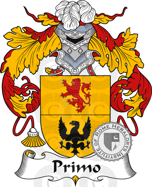 Coat of arms of family Primo