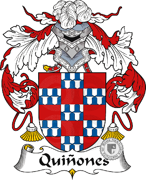 Coat of arms of family Quinones