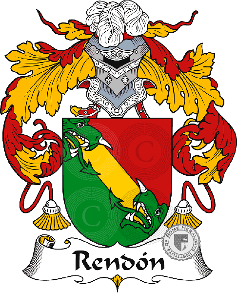 Coat of arms of family Rendon