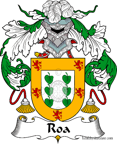 Coat of arms of family Roa