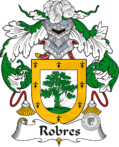 Coat of arms of family Robres