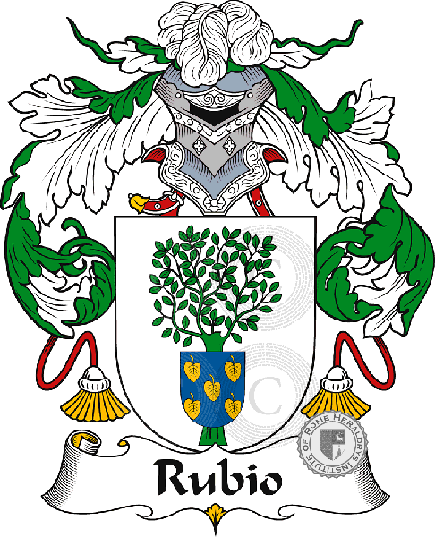 Coat of arms of family Rubio