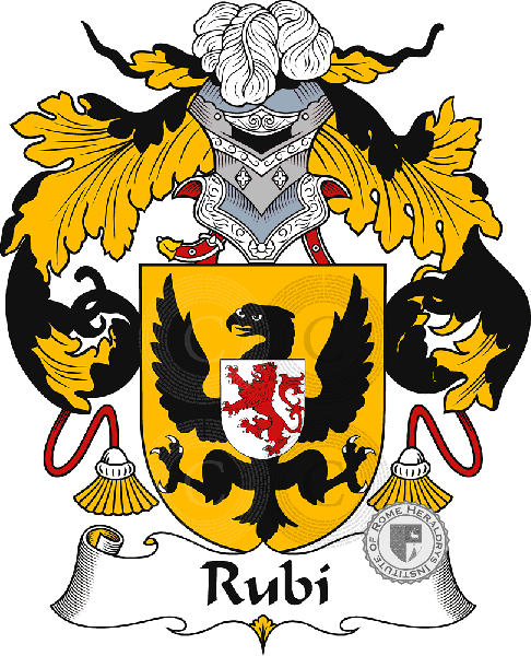 Escudo de la familia Rubí