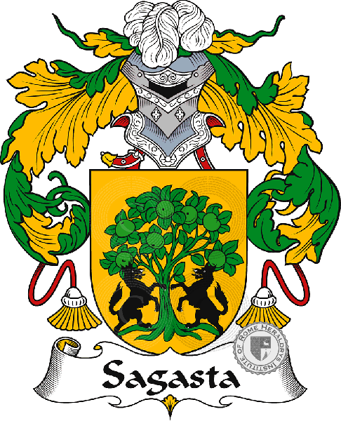 Escudo de la familia Sagasta