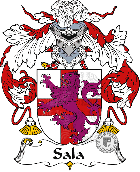 Coat of arms of family Sala