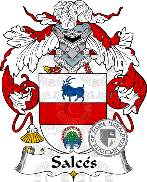 Brasão da família Salcés