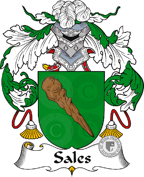 Coat of arms of family Sales