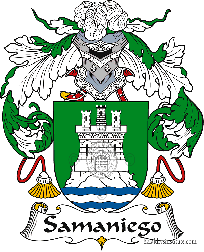 Coat of arms of family Samaniego