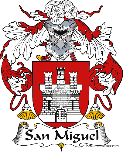 Escudo de la familia San Miguel   ref: 37503